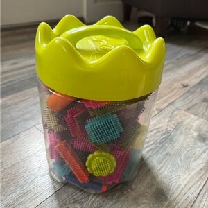 B Toys Colorful bristle Building Blocks Set for Kids